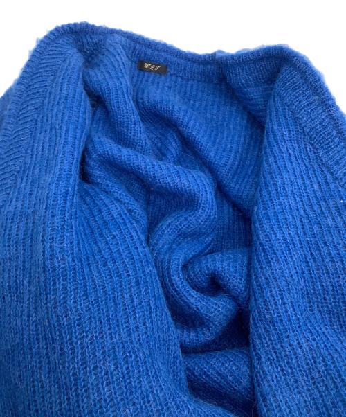 Wild Life Tailor（ワイルドライフテイラー）Wild Life Tailor (ワイルドライフテイラー) 厚手カーディガン ブルー サイズ:Lの古着・服飾アイテム