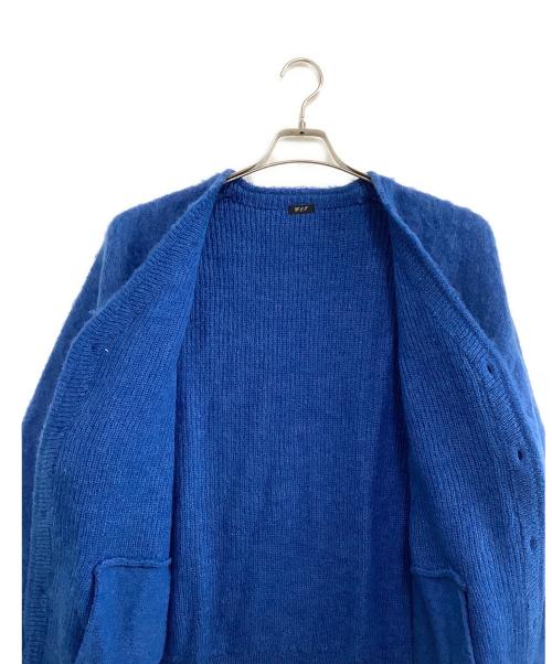 Wild Life Tailor（ワイルドライフテイラー）Wild Life Tailor (ワイルドライフテイラー) 厚手カーディガン ブルー サイズ:Lの古着・服飾アイテム