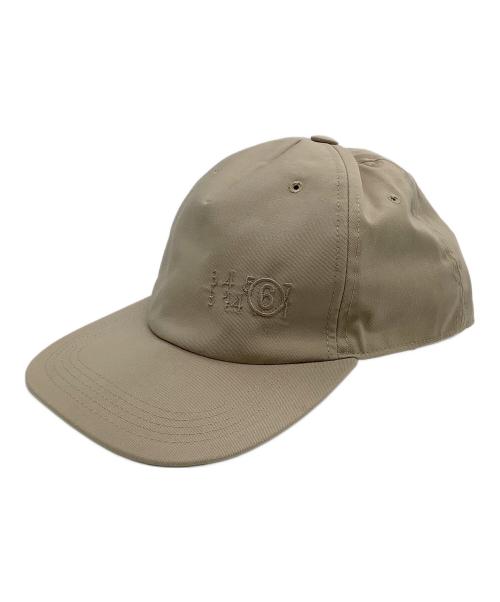 MM6 Maison Margiela（エムエムシックスメゾンマルジェラ）MM6 Maison Margiela (エムエムシックスメゾンマルジェラ) キャップ ベージュの古着・服飾アイテム