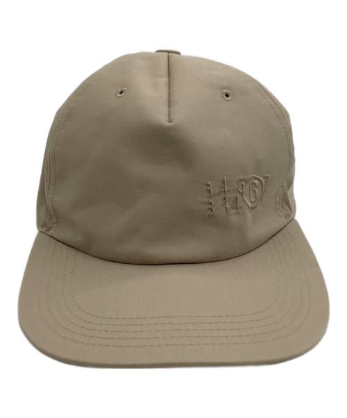 MM6 Maison Margiela（エムエムシックスメゾンマルジェラ）MM6 Maison Margiela (エムエムシックスメゾンマルジェラ) キャップ ベージュの古着・服飾アイテム