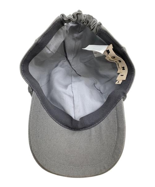 MARNI（マルニ）MARNI (マルニ) キャップ グレー サイズ:Lの古着・服飾アイテム