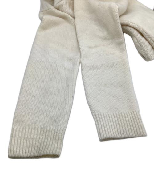 maison kitsune（メゾンキツネ）maison kitsune (メゾンキツネ) 厚手ニット　100着限定 ホワイト サイズ:XLの古着・服飾アイテム