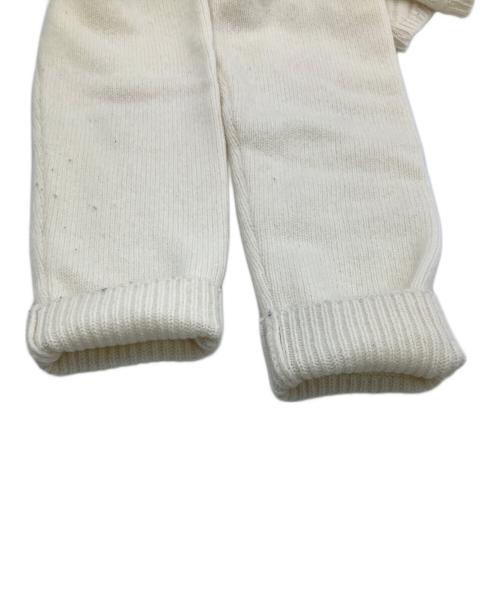 maison kitsune（メゾンキツネ）maison kitsune (メゾンキツネ) 厚手ニット　100着限定 ホワイト サイズ:XLの古着・服飾アイテム