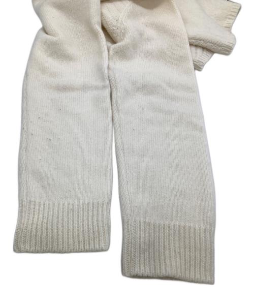 maison kitsune（メゾンキツネ）maison kitsune (メゾンキツネ) 厚手ニット　100着限定 ホワイト サイズ:XLの古着・服飾アイテム