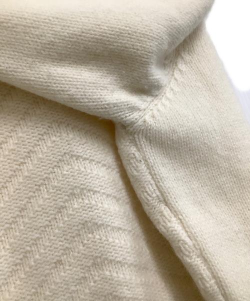 maison kitsune（メゾンキツネ）maison kitsune (メゾンキツネ) 厚手ニット　100着限定 ホワイト サイズ:XLの古着・服飾アイテム