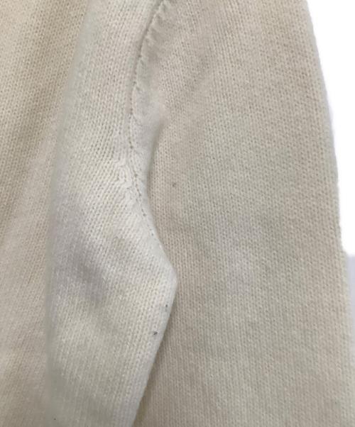 maison kitsune（メゾンキツネ）maison kitsune (メゾンキツネ) 厚手ニット　100着限定 ホワイト サイズ:XLの古着・服飾アイテム