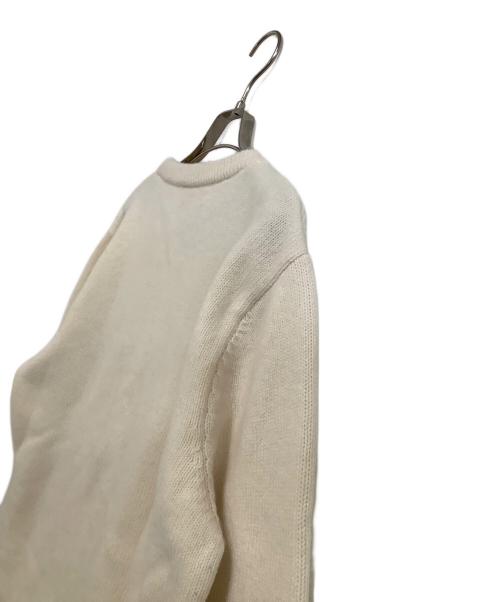 maison kitsune（メゾンキツネ）maison kitsune (メゾンキツネ) 厚手ニット　100着限定 ホワイト サイズ:XLの古着・服飾アイテム