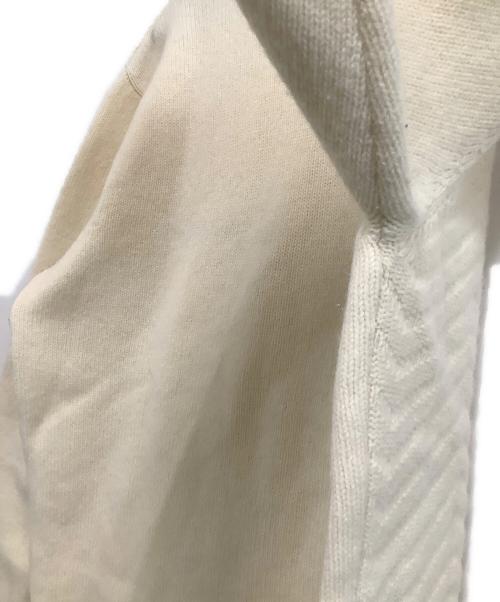 maison kitsune（メゾンキツネ）maison kitsune (メゾンキツネ) 厚手ニット　100着限定 ホワイト サイズ:XLの古着・服飾アイテム