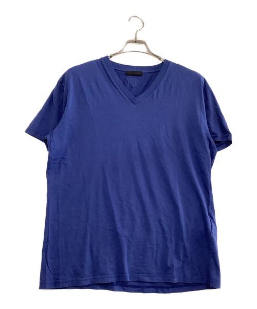 PRADA（プラダ）PRADA (プラダ) 半袖カットソー ブルー サイズ:XLの古着・服飾アイテム