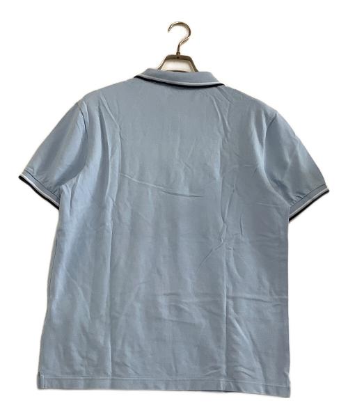 PRADA（プラダ）PRADA (プラダ) ポロシャツ スカイブルー サイズ:XXLの古着・服飾アイテム