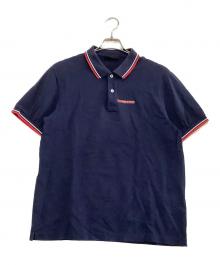 PRADA（プラダ）の古着「ポロシャツ」｜ネイビー