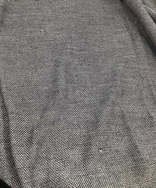 PRADA（プラダ）PRADA (プラダ) 薄手カーディガン ブラック×ホワイト サイズ:50の古着・服飾アイテム