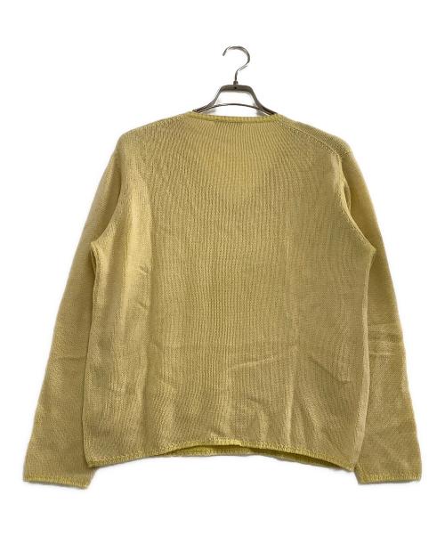 PRADA（プラダ）PRADA (プラダ) 薄手ニット イエロー サイズ:50の古着・服飾アイテム