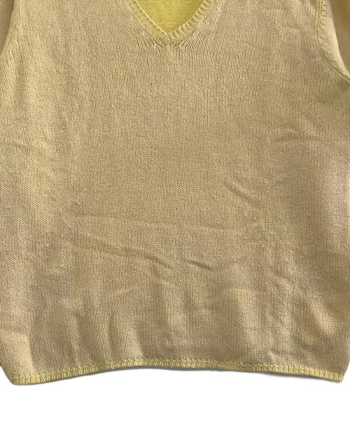 PRADA（プラダ）PRADA (プラダ) 薄手ニット イエロー サイズ:50の古着・服飾アイテム