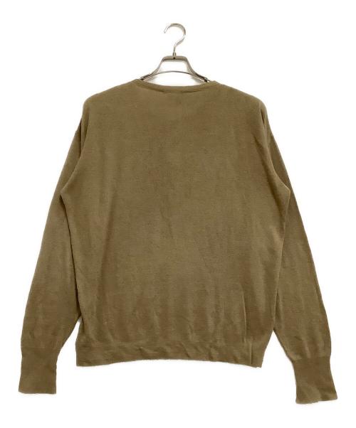 GUCCI（グッチ）GUCCI (グッチ) 長袖ニット　ヘンリーネック ブラウン サイズ:Lの古着・服飾アイテム