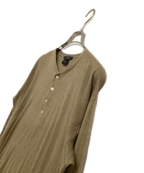 GUCCI（グッチ）GUCCI (グッチ) 長袖ニット　ヘンリーネック ブラウン サイズ:Lの古着・服飾アイテム