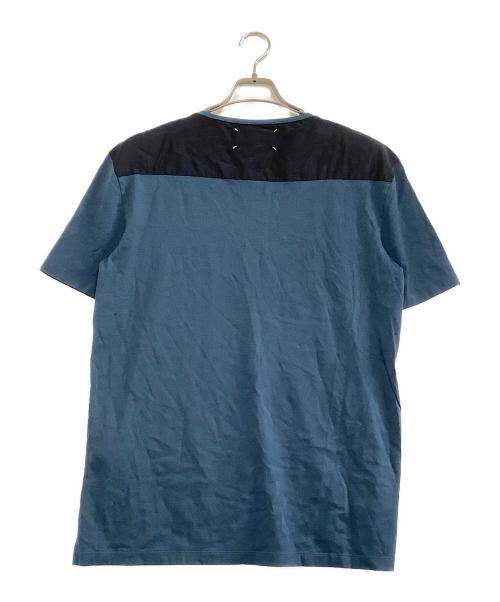 Maison Margiela（メゾンマルジェラ）Maison Margiela (メゾンマルジェラ) 半袖カットソー　4ステッチ ブルー サイズ:52の古着・服飾アイテム