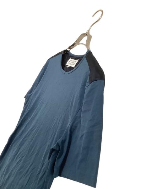 Maison Margiela（メゾンマルジェラ）Maison Margiela (メゾンマルジェラ) 半袖カットソー　4ステッチ ブルー サイズ:52の古着・服飾アイテム