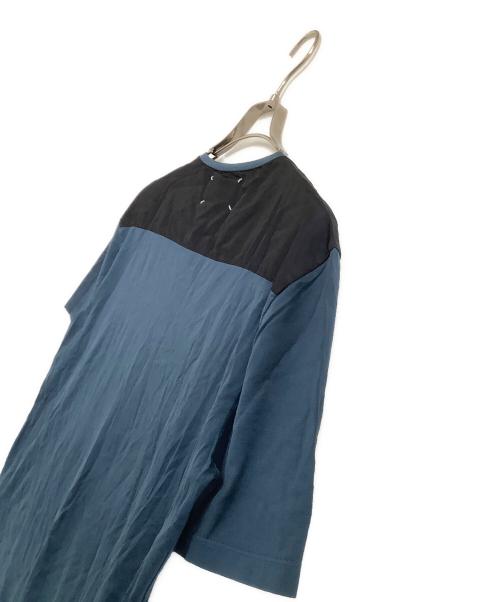 Maison Margiela（メゾンマルジェラ）Maison Margiela (メゾンマルジェラ) 半袖カットソー　4ステッチ ブルー サイズ:52の古着・服飾アイテム