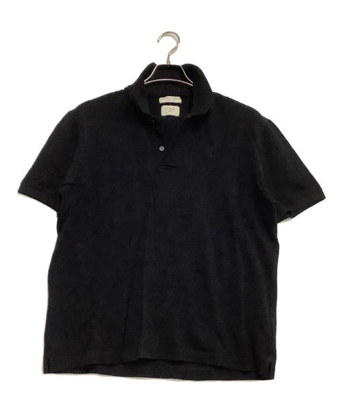 BOTTEGA VENETA（ボッテガベネタ）BOTTEGA VENETA (ボッテガベネタ) ポロシャツ PRE SPRING 2020 ブラック サイズ:52の古着・服飾アイテム