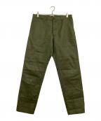 BOTTEGA VENETAボッテガベネタ）の古着「トラウザーパンツ」｜カーキ