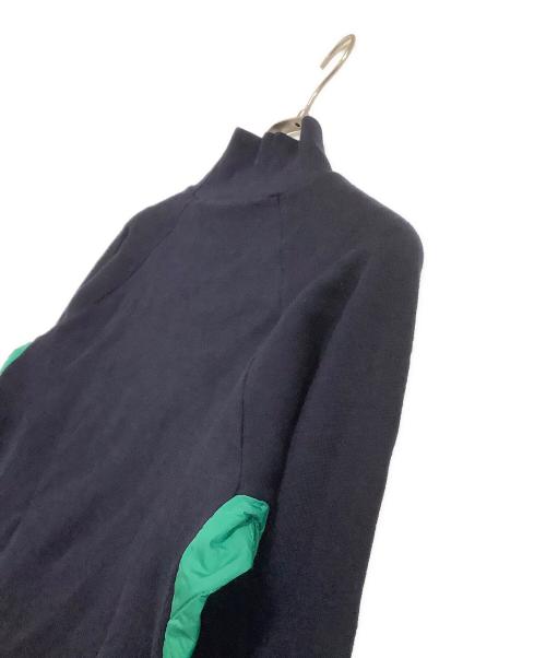 MARNI（マルニ）MARNI (マルニ) ドッキングニット ネイビー×グリーン サイズ:50の古着・服飾アイテム