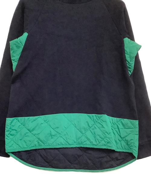 MARNI（マルニ）MARNI (マルニ) ドッキングニット ネイビー×グリーン サイズ:50の古着・服飾アイテム