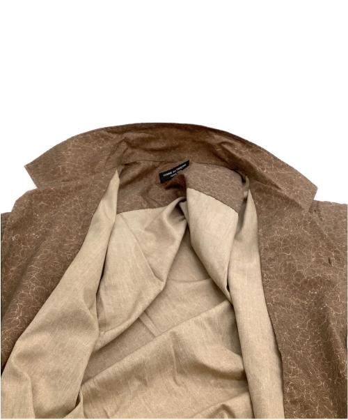 COMME des GARCONS HOMME PLUS（コムデギャルソンオムプリュス）COMME des GARCONS HOMME PLUS (コムデギャルソンオムプリュス) 半袖シャツ ブラウン サイズ:表記なしの古着・服飾アイテム