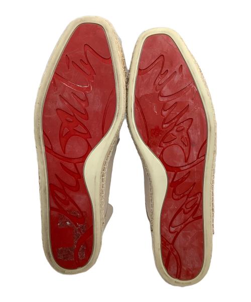 Christian Louboutin（クリスチャン・ルブタン）Christian Louboutin (クリスチャン・ルブタン) エスパドリーユ　ESPADON ベージュ サイズ:43の古着・服飾アイテム