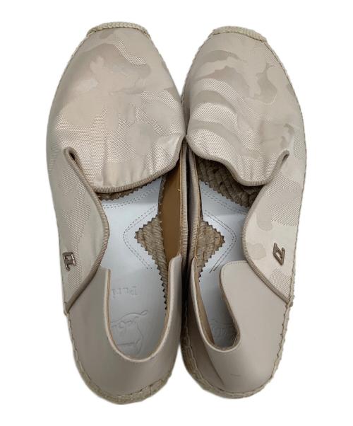 Christian Louboutin（クリスチャン・ルブタン）Christian Louboutin (クリスチャン・ルブタン) エスパドリーユ　ESPADON ベージュ サイズ:43の古着・服飾アイテム