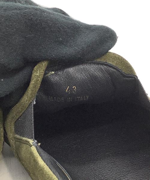 JIMMY CHOO（ジミーチュウ）JIMMY CHOO (ジミーチュウ) スタースタッズスリッポン グリーン サイズ:43の古着・服飾アイテム