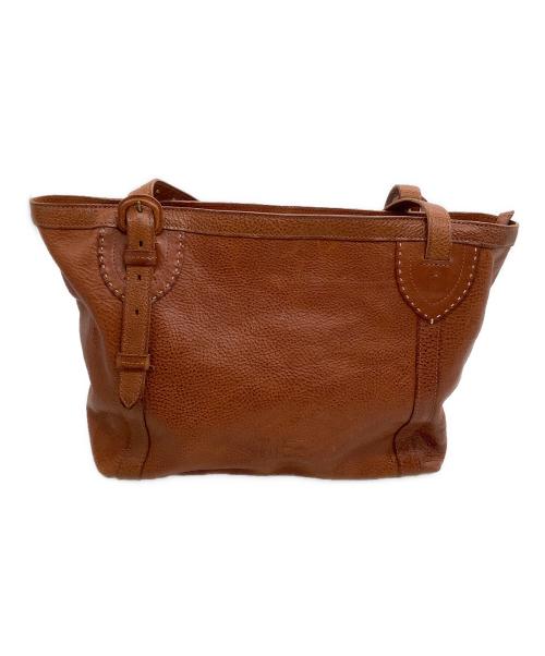genten（ゲンテン）genten (ゲンテン) レザートートバッグ ブラウンの古着・服飾アイテム