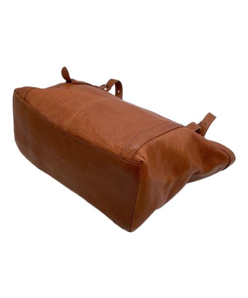 genten（ゲンテン）genten (ゲンテン) レザートートバッグ ブラウンの古着・服飾アイテム