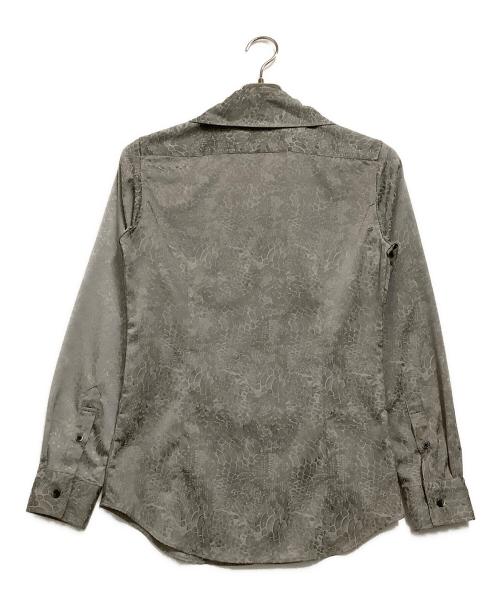 TORNADO MART（トルネードマート）TORNADO MART (トルネードマート) 長袖シャツ　パイソン柄 グレー サイズ:Mの古着・服飾アイテム