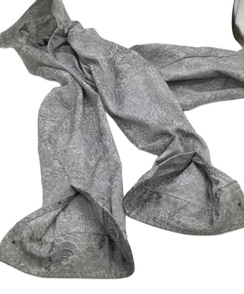 TORNADO MART（トルネードマート）TORNADO MART (トルネードマート) 長袖シャツ　パイソン柄 グレー サイズ:Mの古着・服飾アイテム