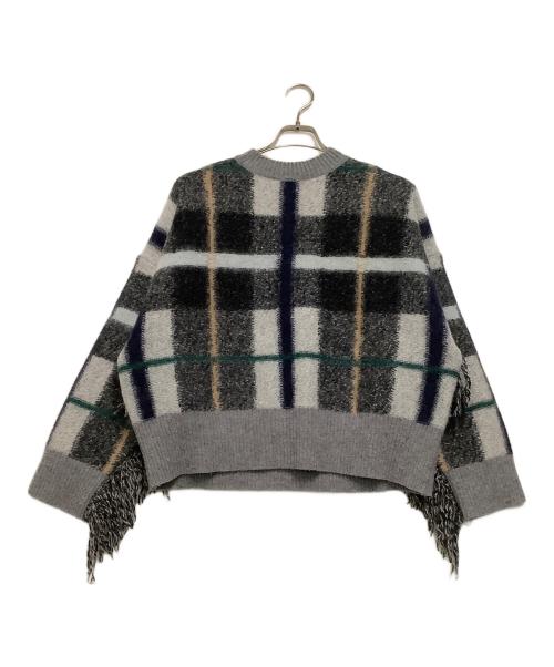 STELLA McCARTNEY（ステラマッカートニー）STELLA McCARTNEY (ステラマッカートニー) 厚手ニット ブラック×グレー サイズ:36の古着・服飾アイテム