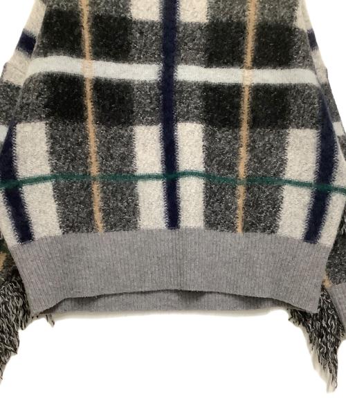 STELLA McCARTNEY（ステラマッカートニー）STELLA McCARTNEY (ステラマッカートニー) 厚手ニット ブラック×グレー サイズ:36の古着・服飾アイテム