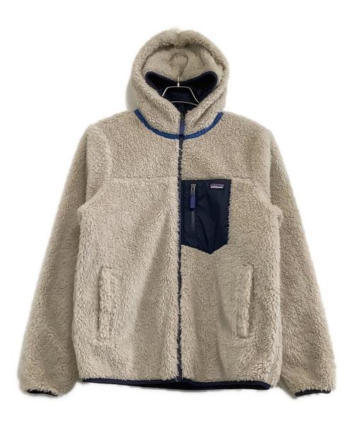 Patagonia（パタゴニア）Patagonia (パタゴニア) リバーシブルジャケット ベージュ×ネイビー サイズ:XXLの古着・服飾アイテム