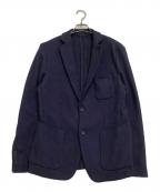 BOSS HUGO BOSSボス ヒューゴボス）の古着「テーラードジャケット　SLIM FIT ワッフル」｜ネイビー