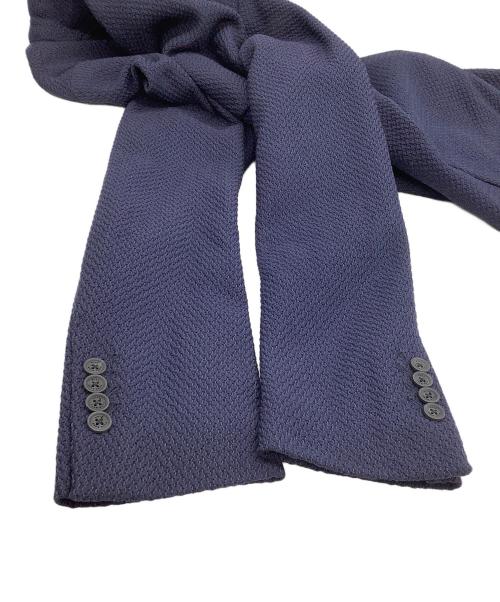 BOSS HUGO BOSS（ボス ヒューゴボス）BOSS HUGO BOSS (ボス ヒューゴボス) テーラードジャケット　SLIM FIT ワッフル ネイビー サイズ:50の古着・服飾アイテム