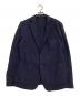 BOSS HUGO BOSS（ボス ヒューゴボス）の古着「テーラードジャケット　SLIM FIT ワッフル」｜ネイビー