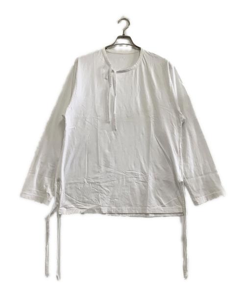 GROUND Y（グラウンドワイ）GROUND Y (グラウンドワイ) 長袖Tシャツ ホワイト サイズ:3の古着・服飾アイテム