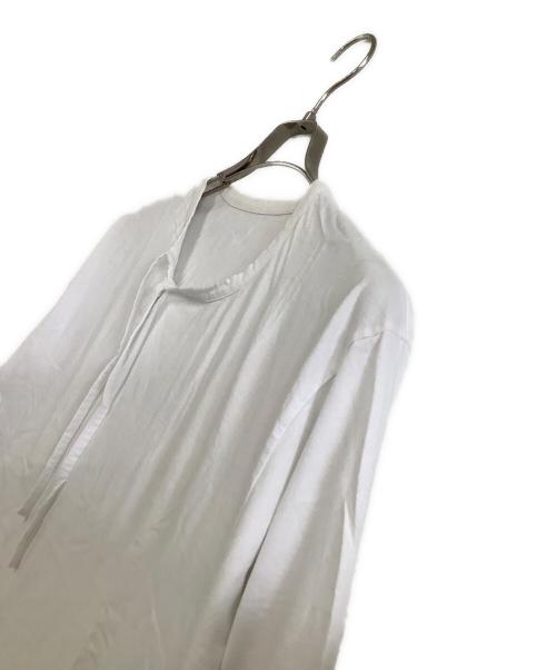 GROUND Y（グラウンドワイ）GROUND Y (グラウンドワイ) 長袖Tシャツ ホワイト サイズ:3の古着・服飾アイテム