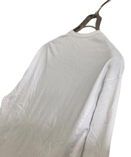 GROUND Y（グラウンドワイ）GROUND Y (グラウンドワイ) 長袖Tシャツ ホワイト サイズ:3の古着・服飾アイテム