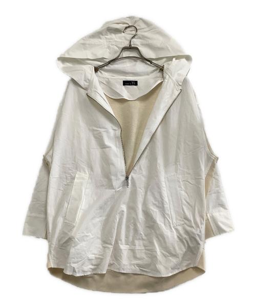 RISMAT by Y’s（リスマットバイワイズ）RISMAT by Y’s (リスマットバイワイズ) ハーフジップジャケット ホワイト サイズ:2の古着・服飾アイテム