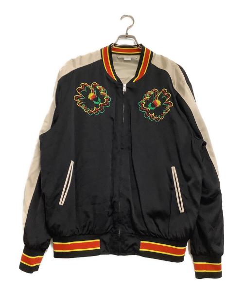 STELLA McCARTNEY（ステラマッカートニー）STELLA McCARTNEY (ステラマッカートニー) スタジャン ブラック×ベージュ サイズ:54の古着・服飾アイテム