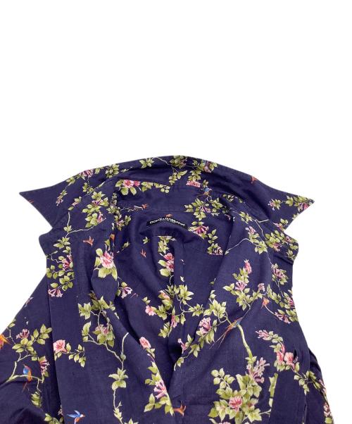 DOLCE & GABBANA（ドルチェ＆ガッバーナ）DOLCE & GABBANA (ドルチェ＆ガッバーナ) 長袖シャツ ネイビー サイズ:39の古着・服飾アイテム