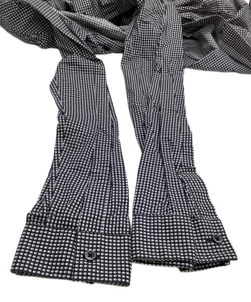 Maison Margiela（メゾンマルジェラ）Maison Margiela (メゾンマルジェラ) 長袖シャツ チェック ブラック×ホワイト サイズ:52の古着・服飾アイテム