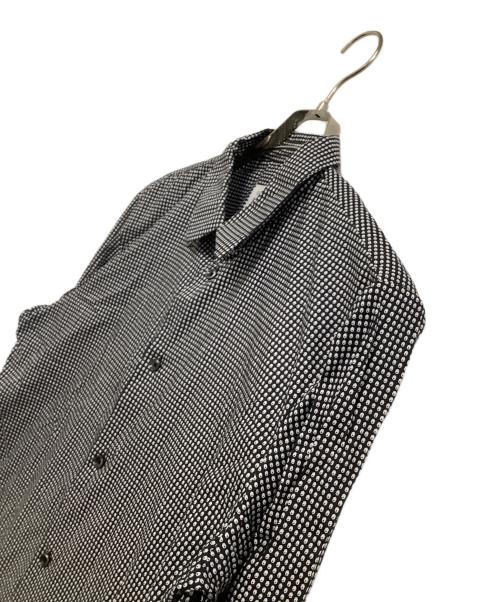 Maison Margiela（メゾンマルジェラ）Maison Margiela (メゾンマルジェラ) 長袖シャツ チェック ブラック×ホワイト サイズ:52の古着・服飾アイテム