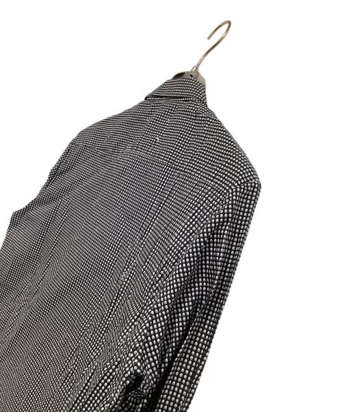 Maison Margiela（メゾンマルジェラ）Maison Margiela (メゾンマルジェラ) 長袖シャツ チェック ブラック×ホワイト サイズ:52の古着・服飾アイテム